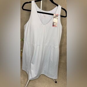 NWT GapFit Active Tank Dress/skort XL Light Blue MSRP $69.95